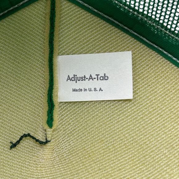 Vintage 80s Dynatron Electric Co Trucker Hat Baseball Cap GM USA Snapback Green - Picture 8 of 9